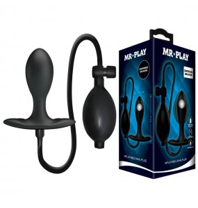 MR PLAY - Inflatable Anal Plug (Black)